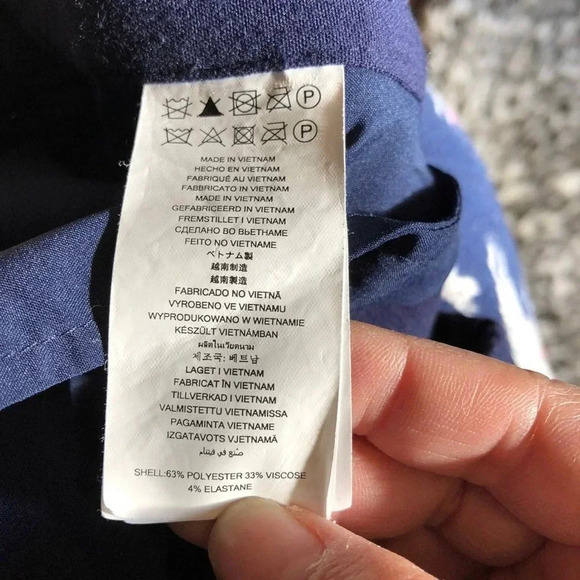 Michael Kors women Blue Dress pants Size 6 - Picture 4 of 5